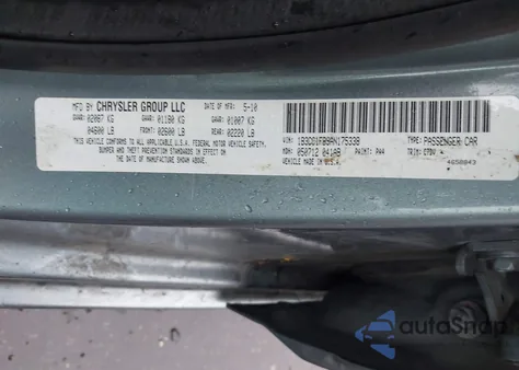 2010 Dodge Avenger Express z USA, uszkodzony, nr VIN 1B3CC1FB9AN175338